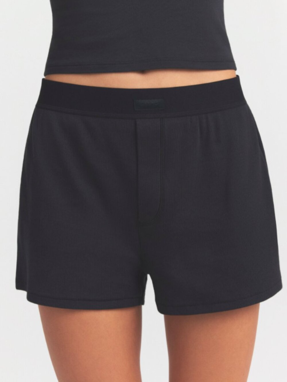 Skims Cotton Rib Loose Boxer XS - Picture 5 of 5